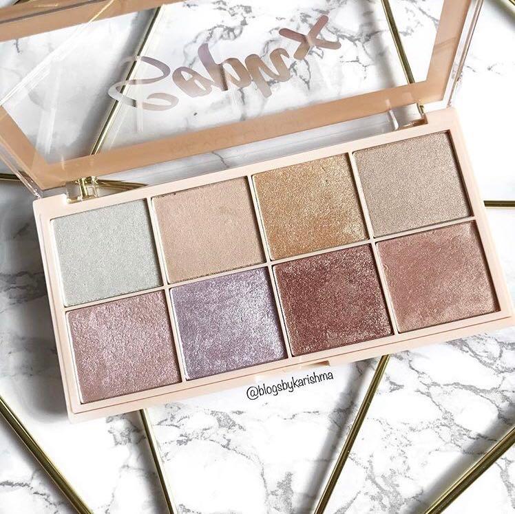 Sale Soph Doesnails X Makeup Revolution Highlighter Palette Health Beauty Makeup On Carousell