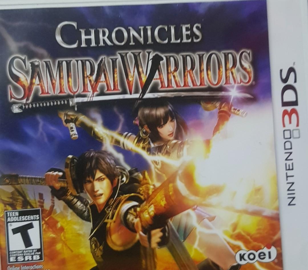 samurai warriors chronicles 3ds