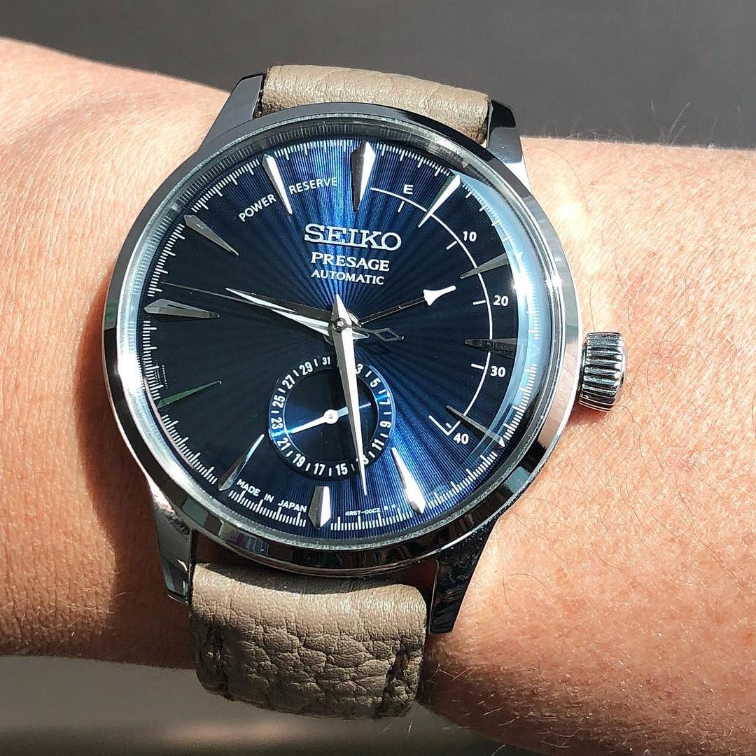 Seiko Presage Power Reserve Cocktail Time Blue Moon Made In Japan Ssa347j1 Ssa347 Ssa347j Mens Watch Men S Fashion Watches On Carousell