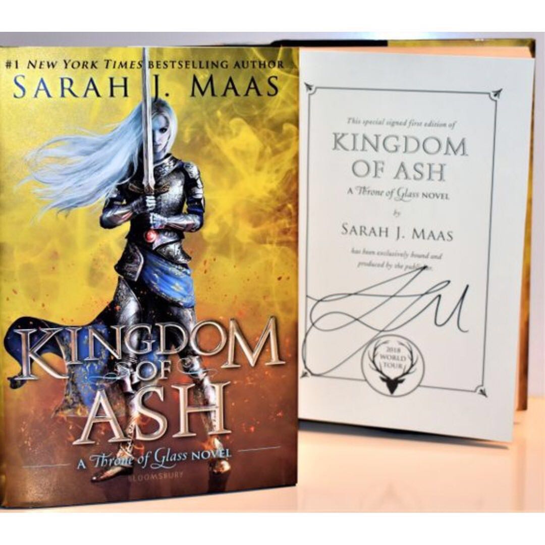 Signed Kingdom Of Ash Exclusive Us Tour Edition Sarah J Maas Po Listing Books Stationery Fiction On Carousell See all books authored by sarah j. signed kingdom of ash exclusive us tour edition sarah j maas po listing