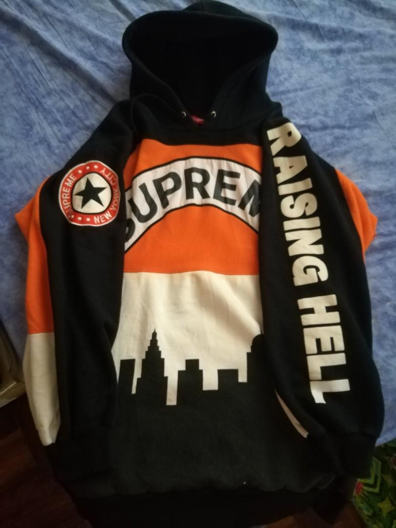 supreme raising hell hoodie