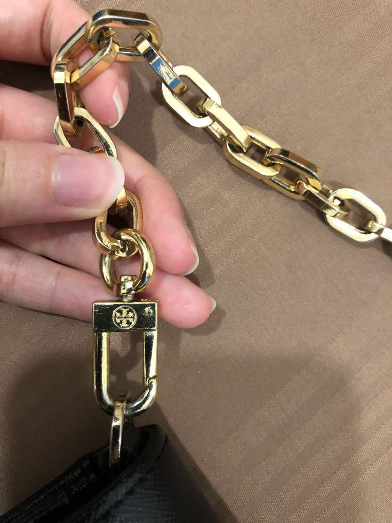 Tory Burch crossbody gold chain bag, Women's Fashion, Bags & Wallets
