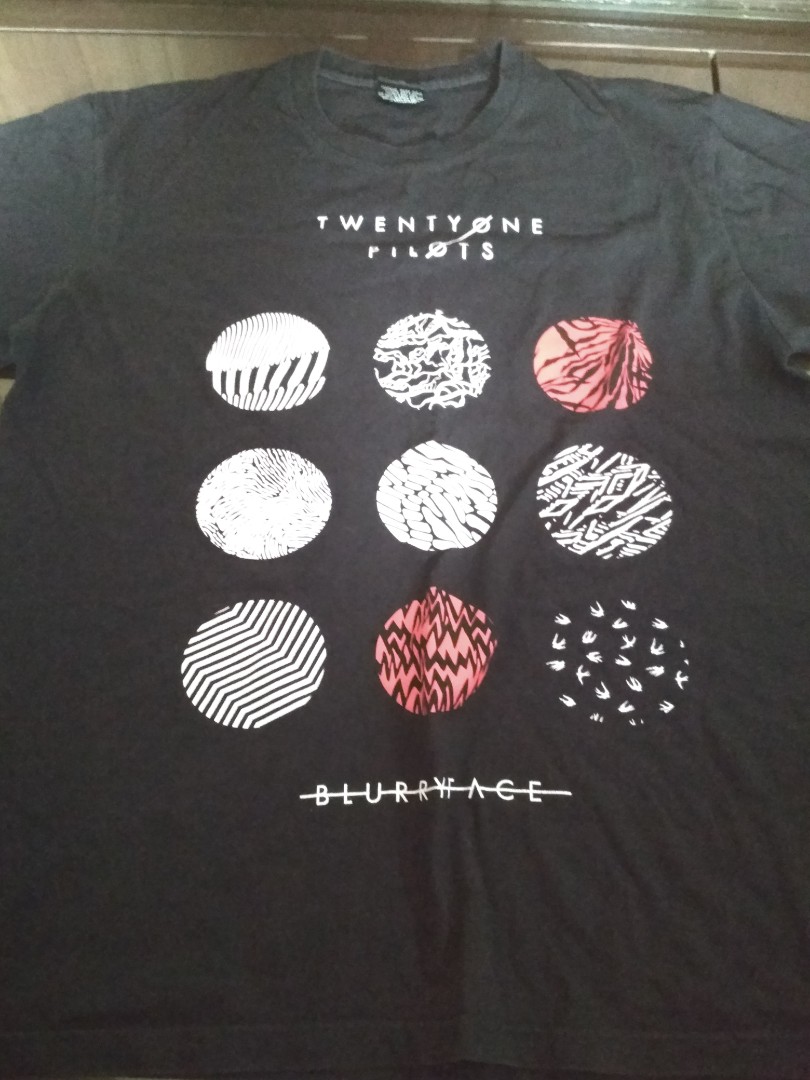 Twenty One Pilots Blurryface Shirt Men S Fashion Clothes Tops On Carousell
