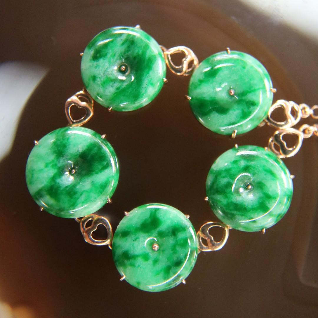 Jade outlet donut bracelet