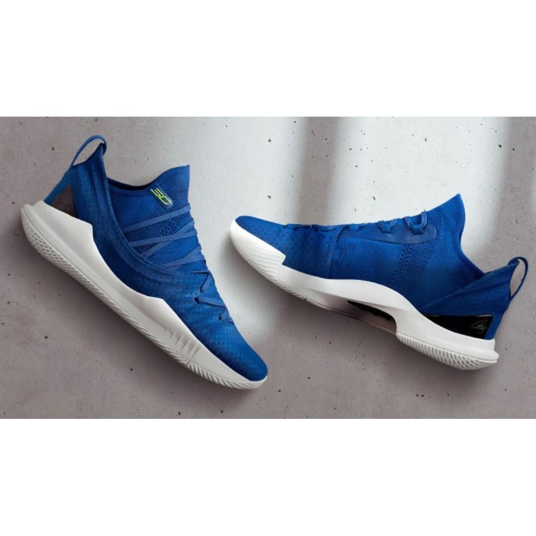 UA CURRY 5 NAVY VOLT MOROCCAN BLUE 40 OFF Men s Fashion