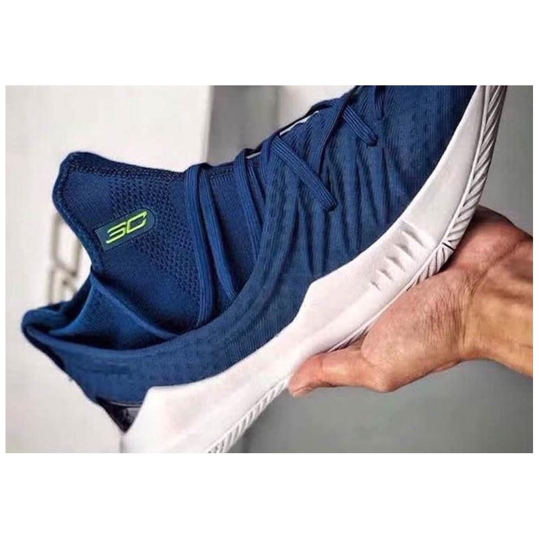 UA CURRY 5 NAVY VOLT MOROCCAN BLUE 40 OFF Men s Fashion