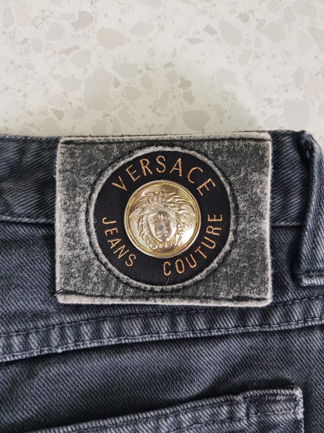 grey versace jeans