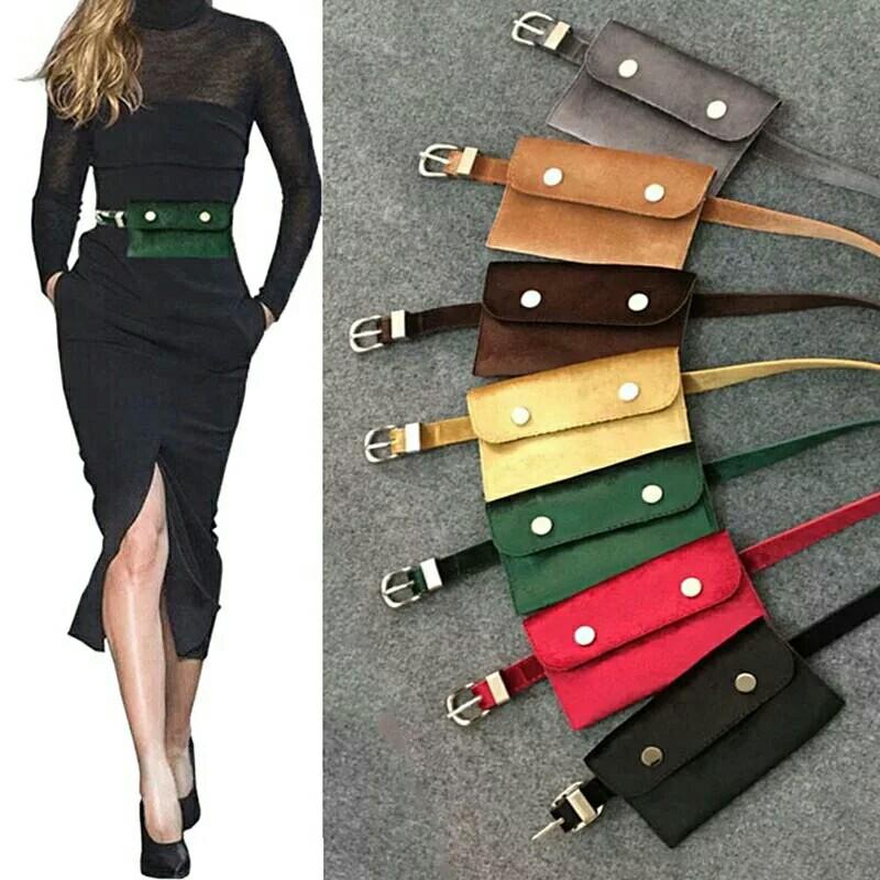 Waist Bag Women Velour Pack For Fashion