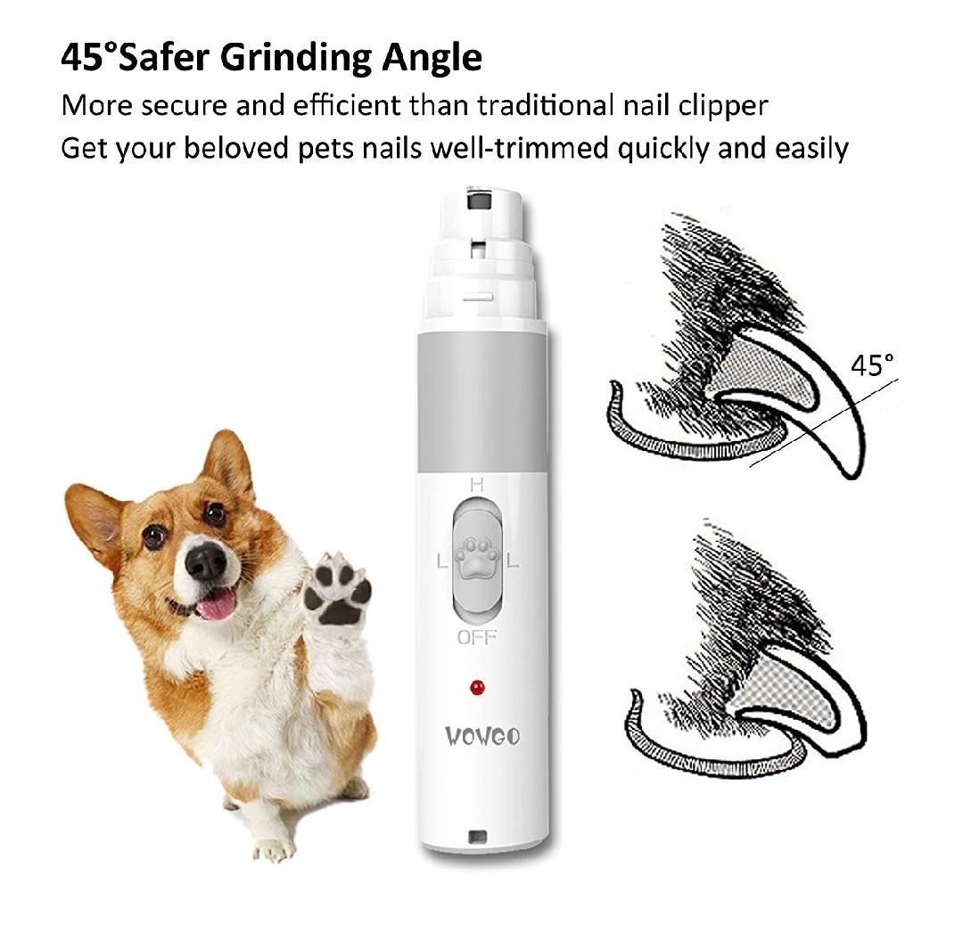 Curated visual reference: Picture Idea: Wowgo Dog Nail Grinder Upgraded Rechargeable Pet Nail Grinder With