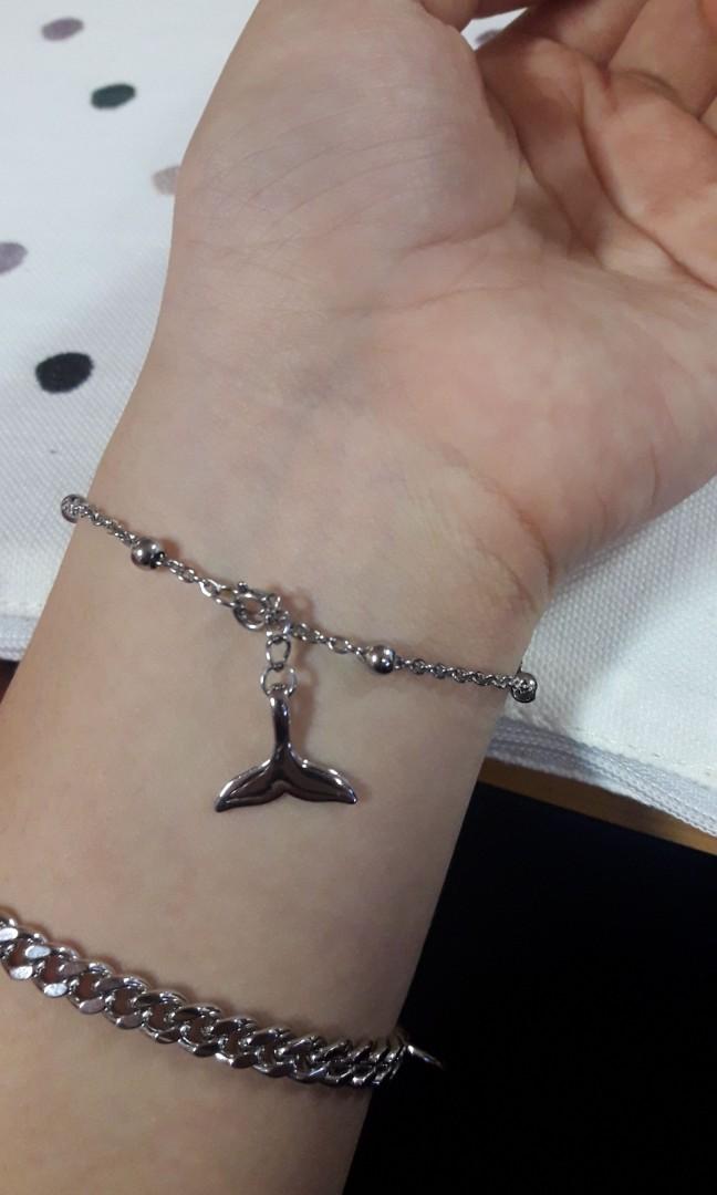 WTS BTS Suga Dolphin Tail Bracelet inspired not ori
