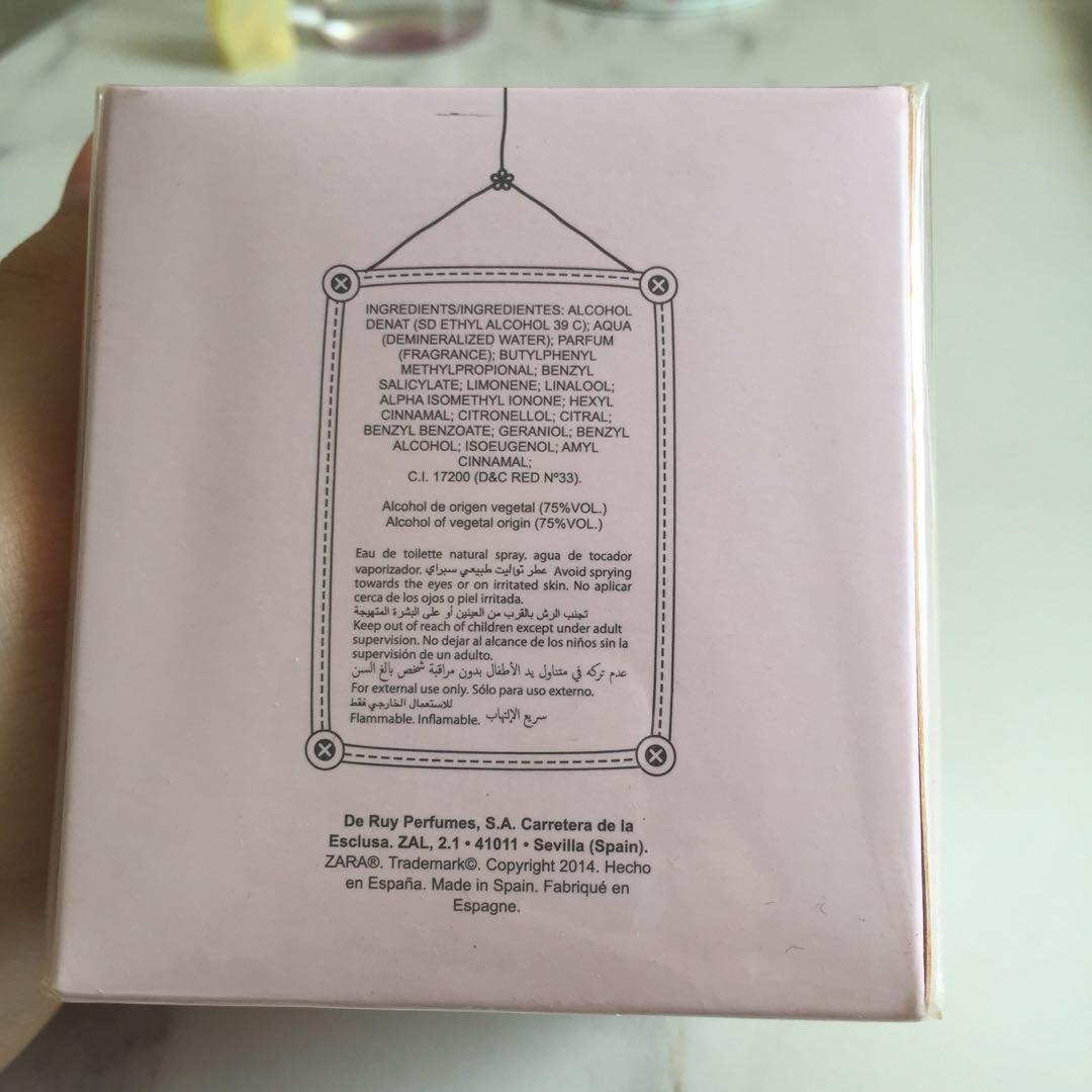 Zara little girl perfume, Beauty & Personal Care, Fragrance