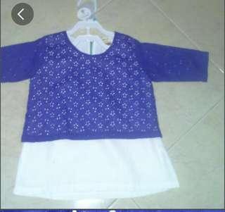 Dress layer biru