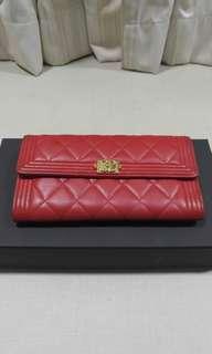 ❌SOLD❌💯 Authentic 👍 Chanel Le Boy Wallet