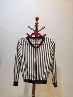 Striped Outerwear