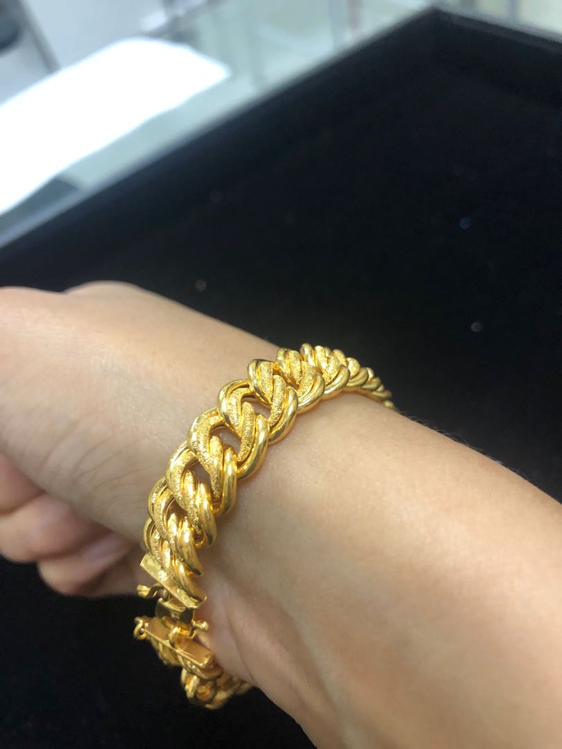 Gold bracelet new sale