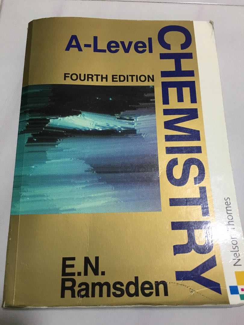 A Level Chemistry Textbook By E N Ramsden 4th Edition Hobbies Toys Books Magazines Assessment Books On Carousell