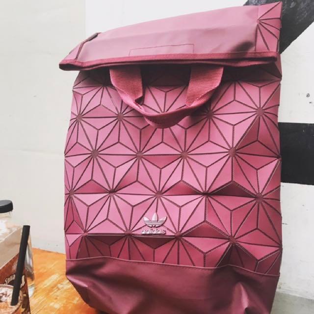 Adidas 3d roll top backpack red top