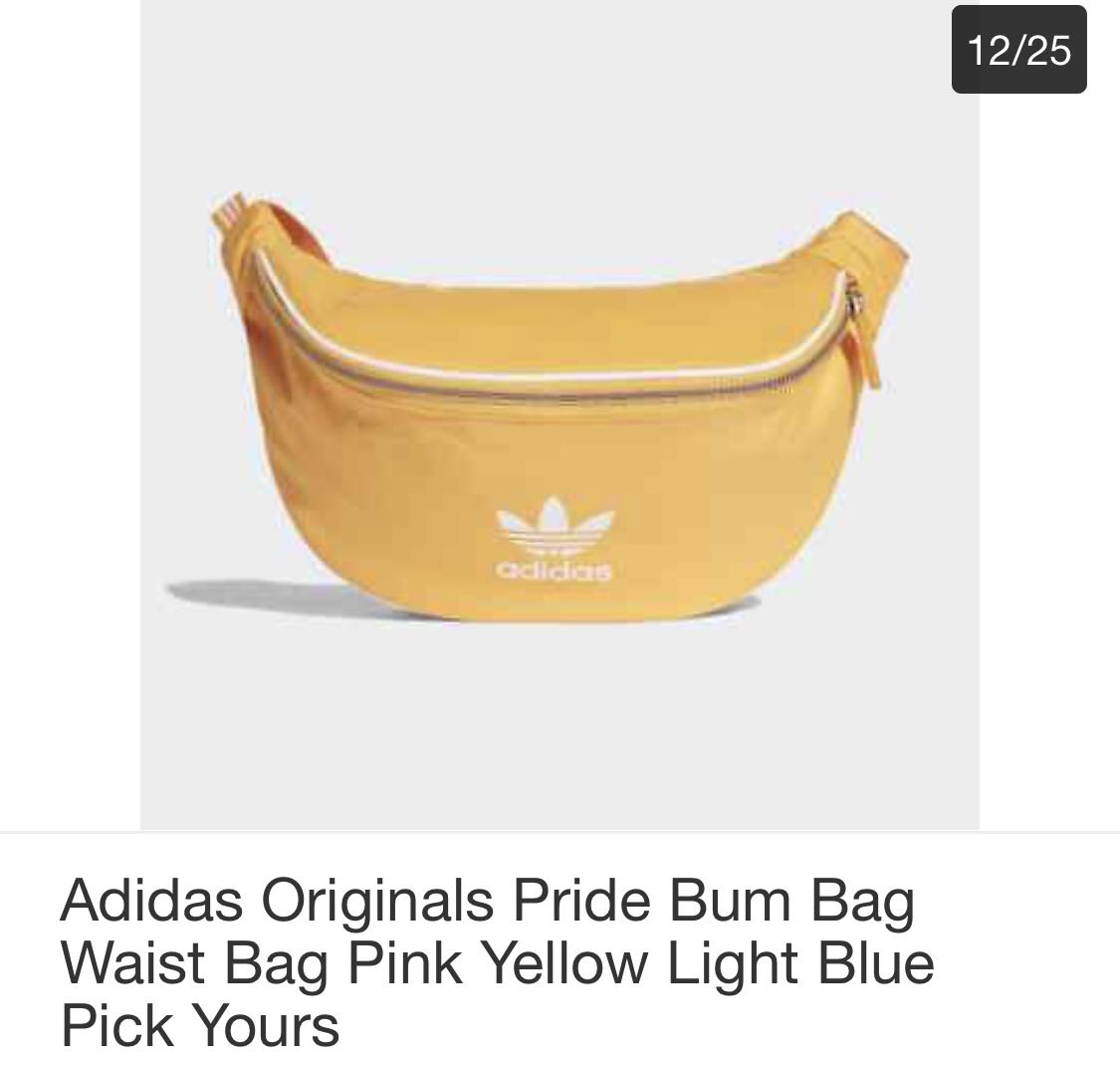 adidas bum bag yellow