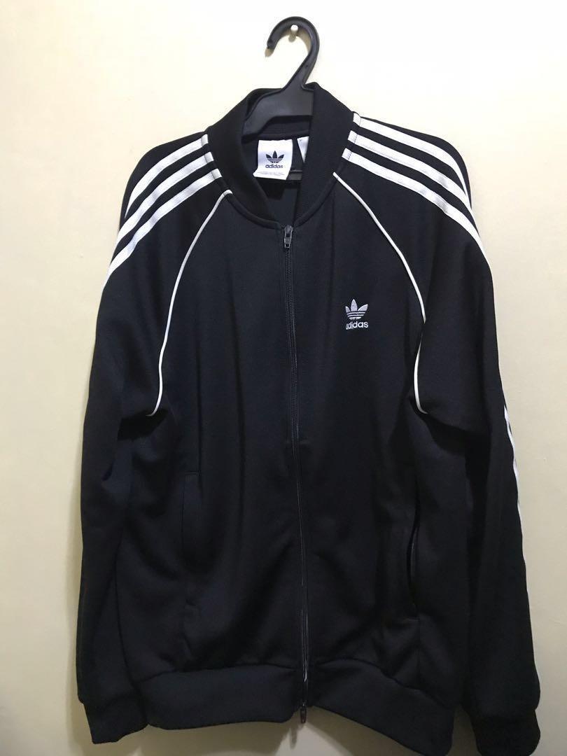 adidas sst track jacket black