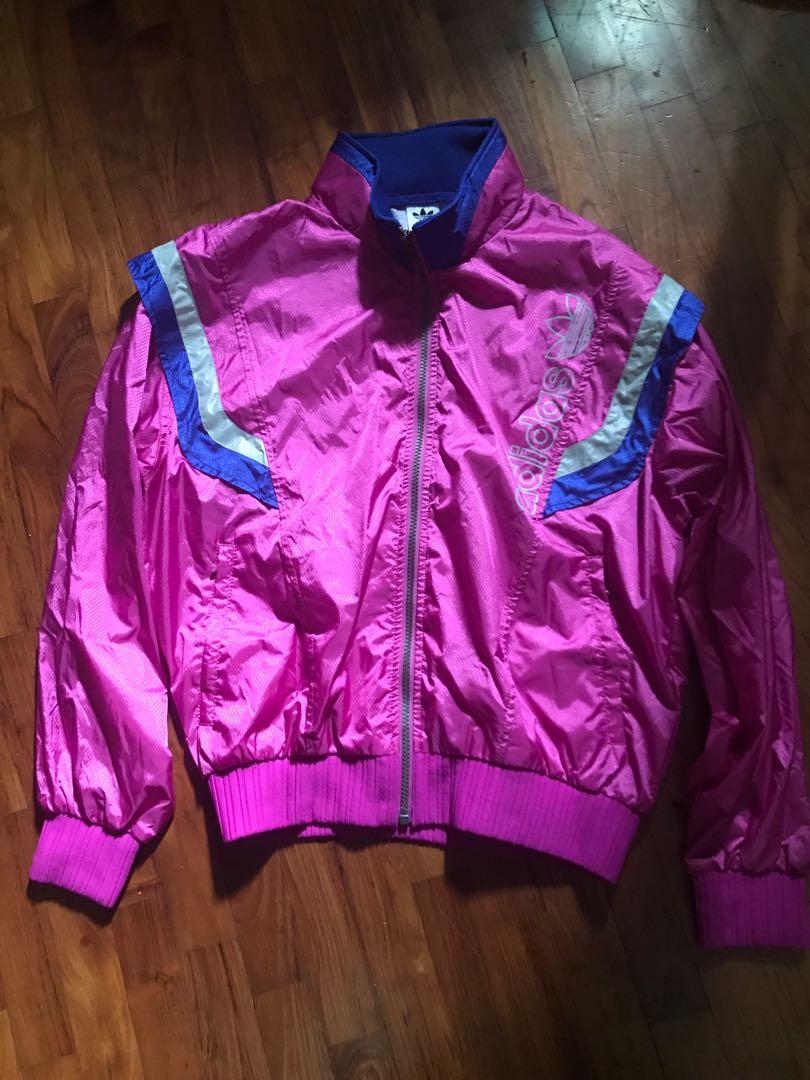 Adidas vintage jacket Women's Pink retro, Fashion, Coats, and Outerwear on Carousell