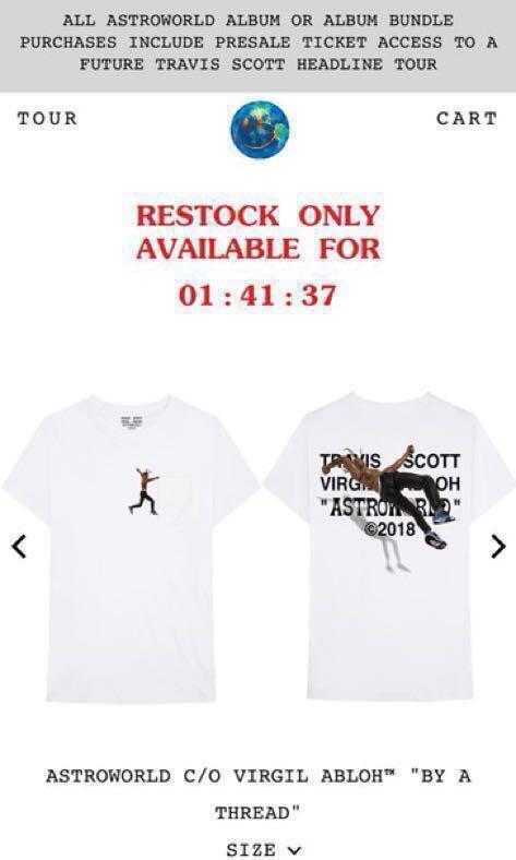 Astroworld by a thread shirt cheap