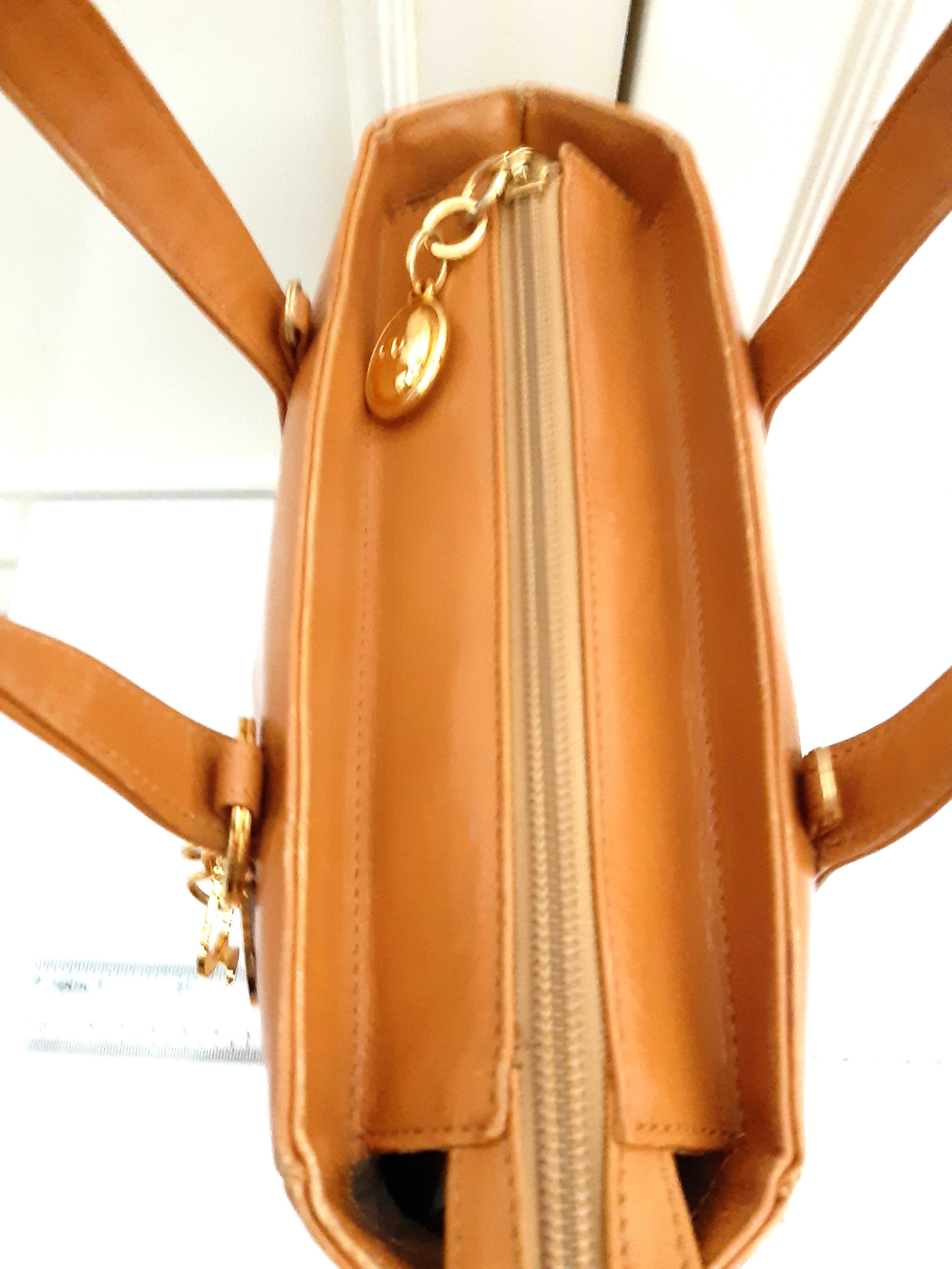 AUTHENTIC DIOR LEATHER TOTE BAG VINTAGE, Luxury, Bags & Wallets on