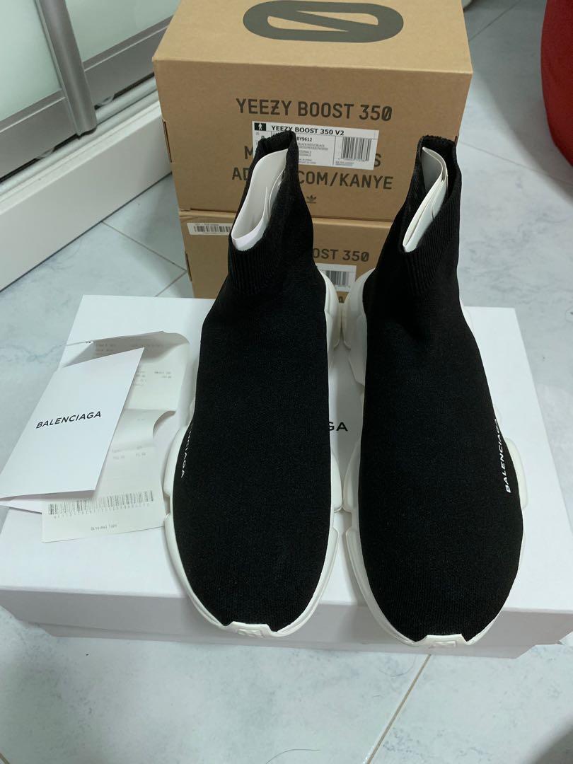 Geschnürte Speed Sneaker Weiss für Für Sie Balenciaga