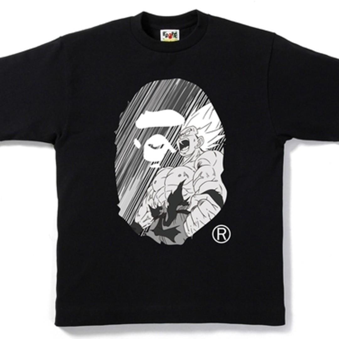Bape X Dragon Ball Z Dbz Goku Black Tee Men S Fashion Clothes