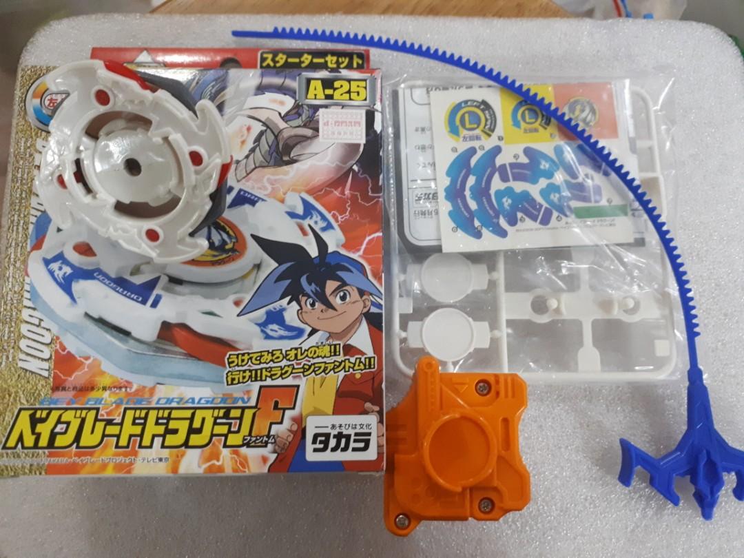 Beyblade A-25 Dragoon F Beyblade 2000 Takara Tomy Rare 100% Original 