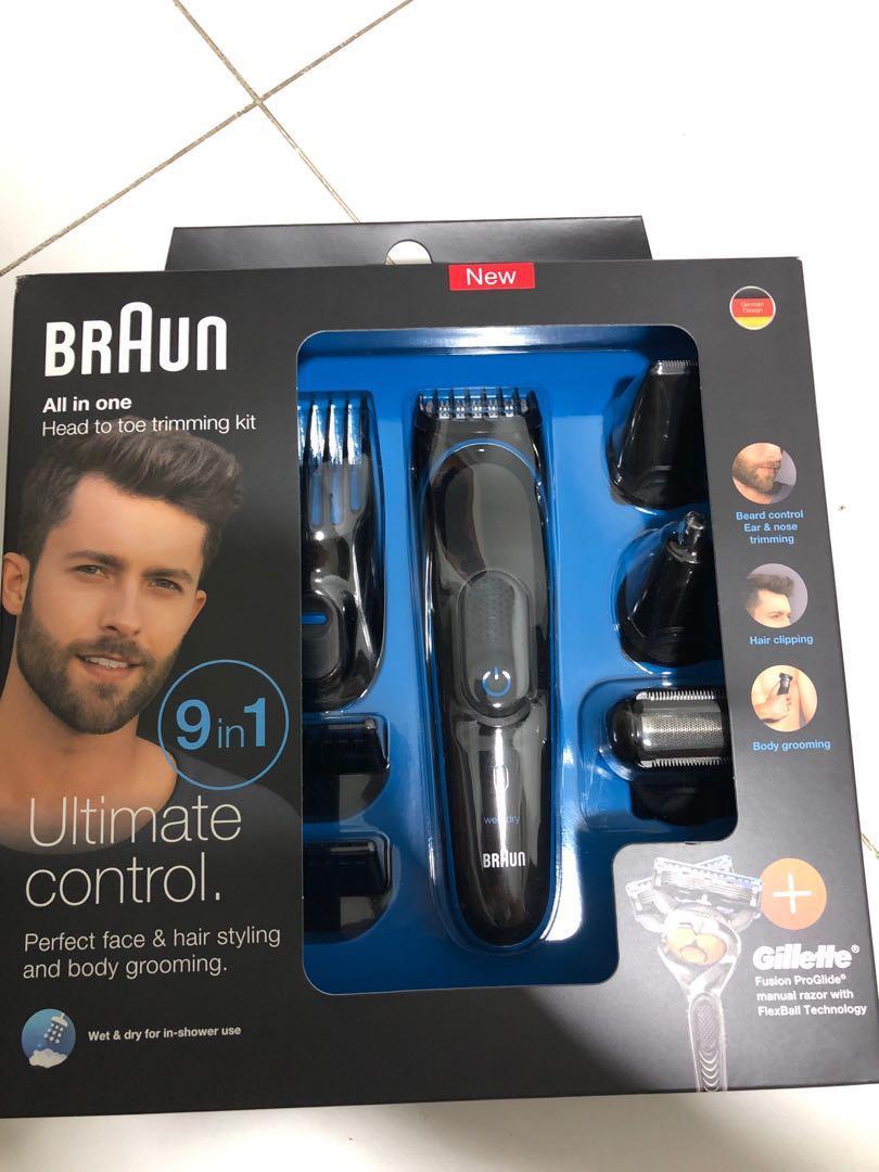braun all in one shaver