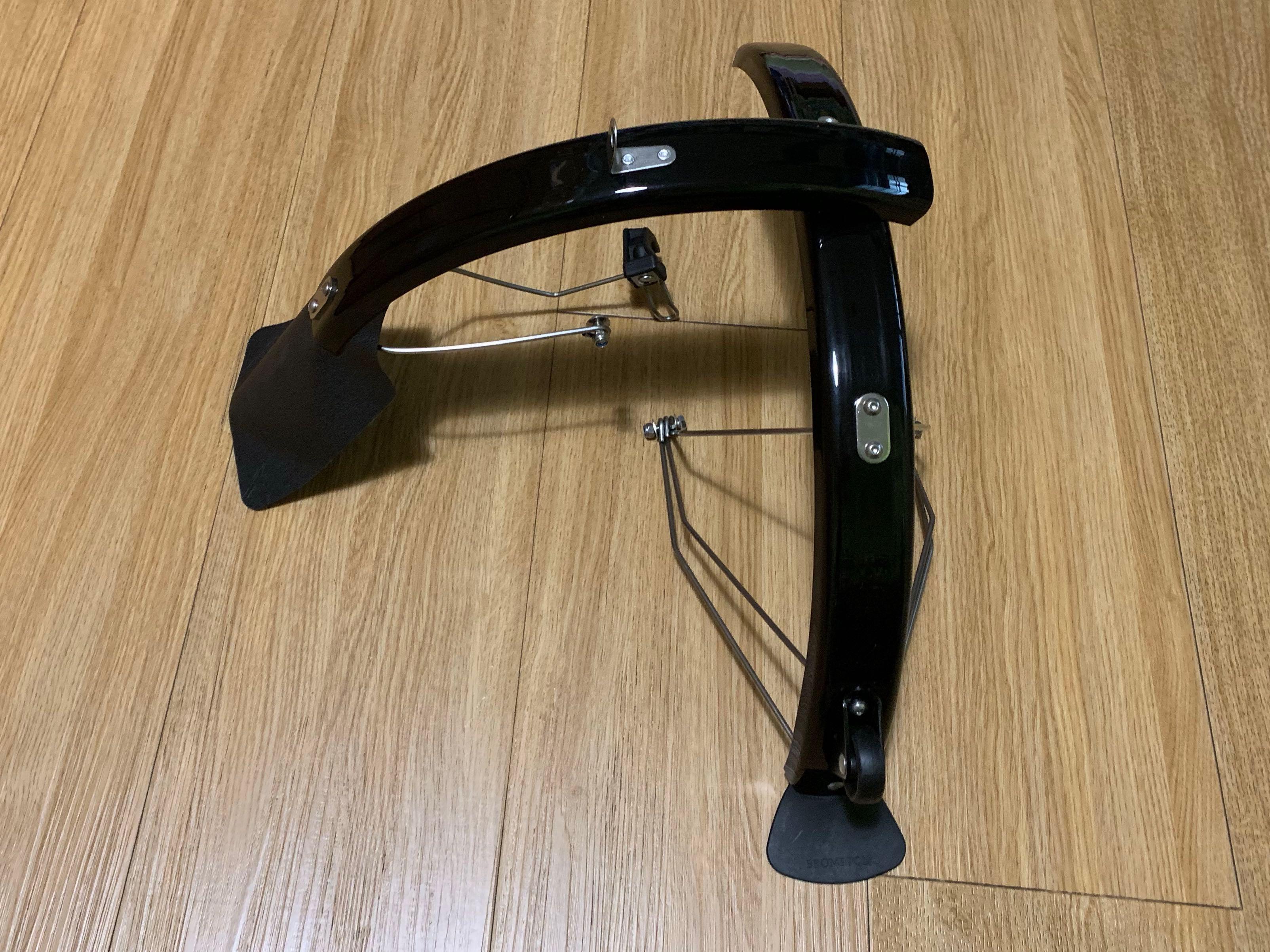 brompton black mudguards