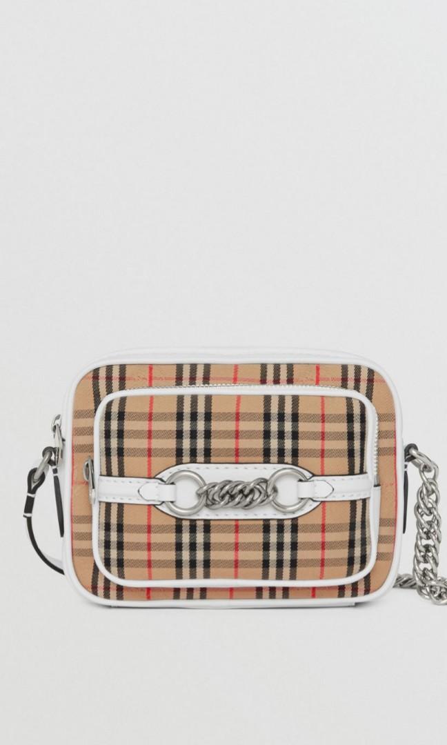 burberry 1983 check link camera bag