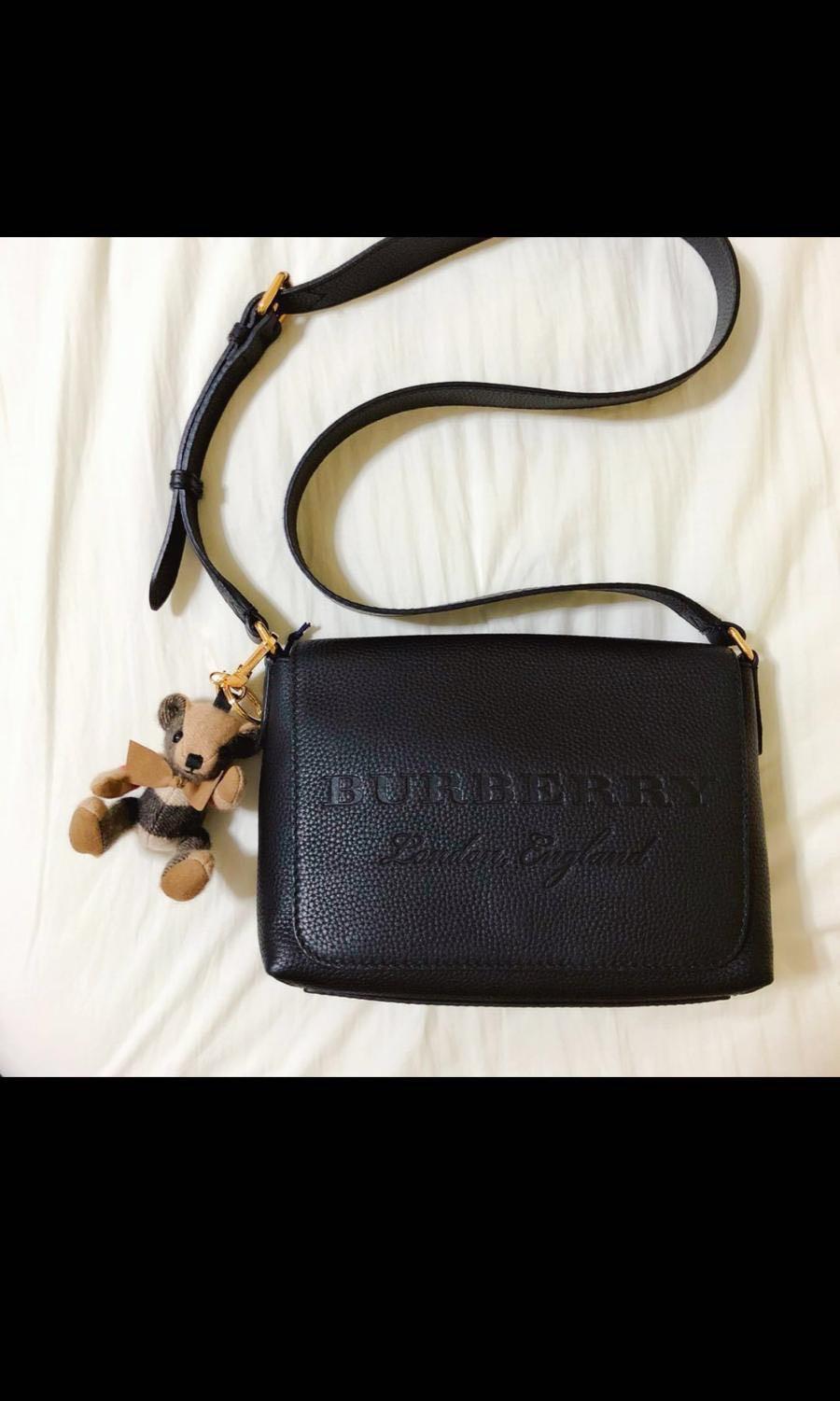 burberry embossed bag