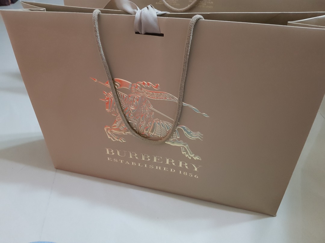 Burberry Paper Bag (Medium), Luxury 