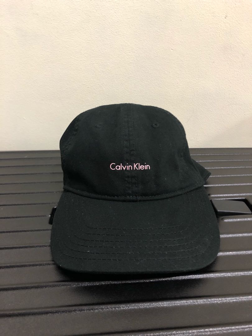 calvin klein baseball cap black