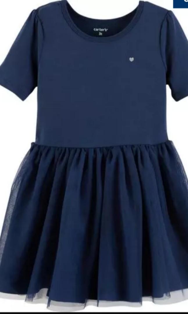 Carters tutu top jersey dress