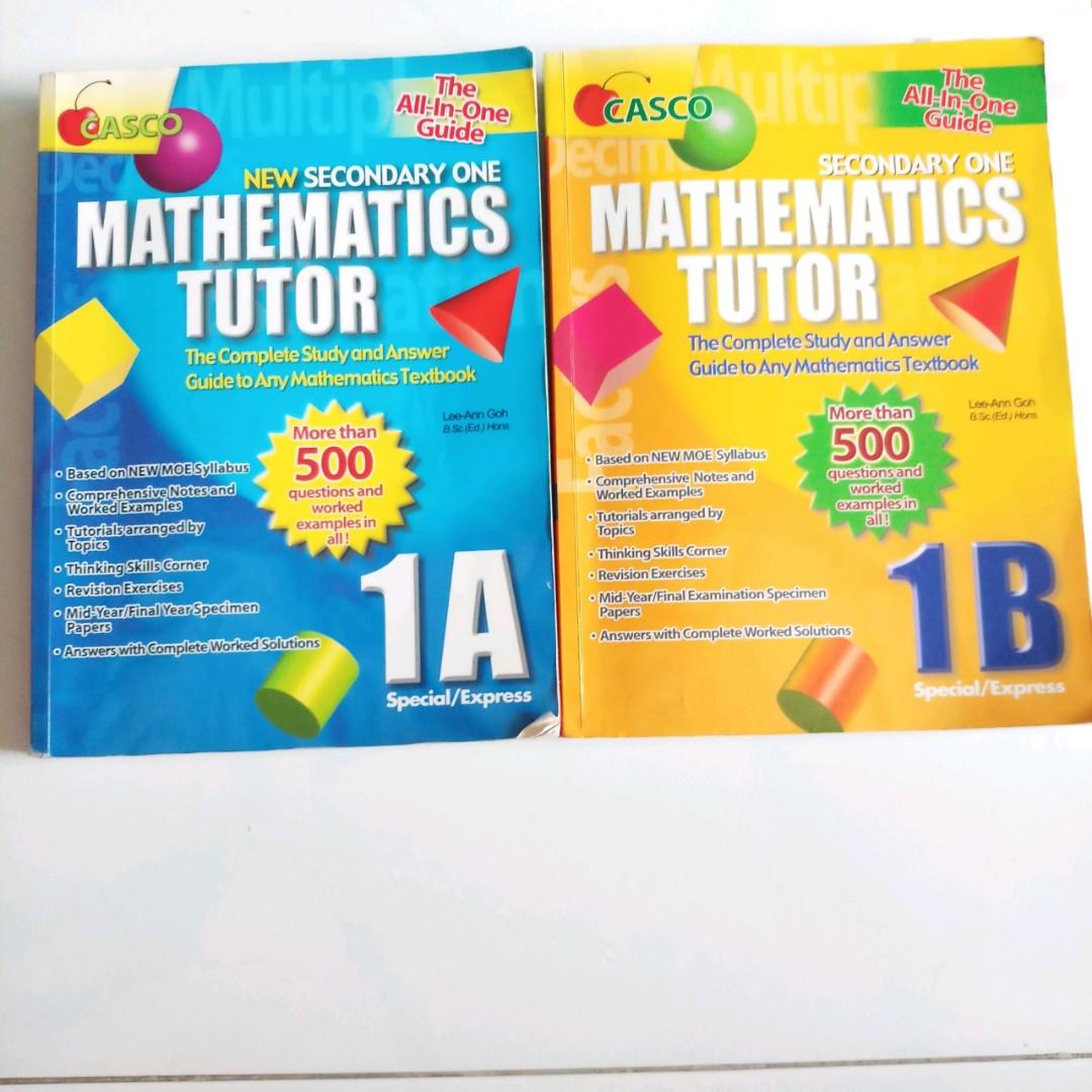 Casco Mathematics Tutor Sec 1a And 1b Books Stationery