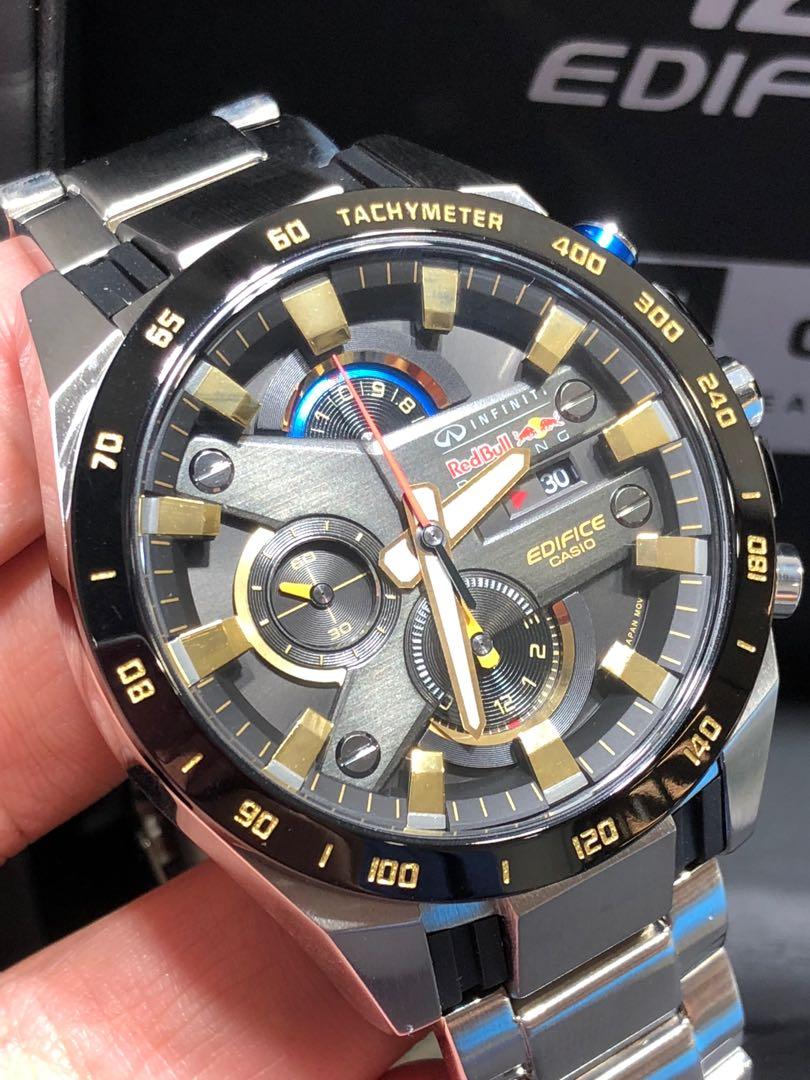 Casio edifice redbull men watch not seiko dw
