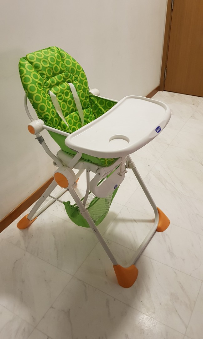 Chicco Foldable Baby High Chair Babies Kids Nursing Feeding On Photo