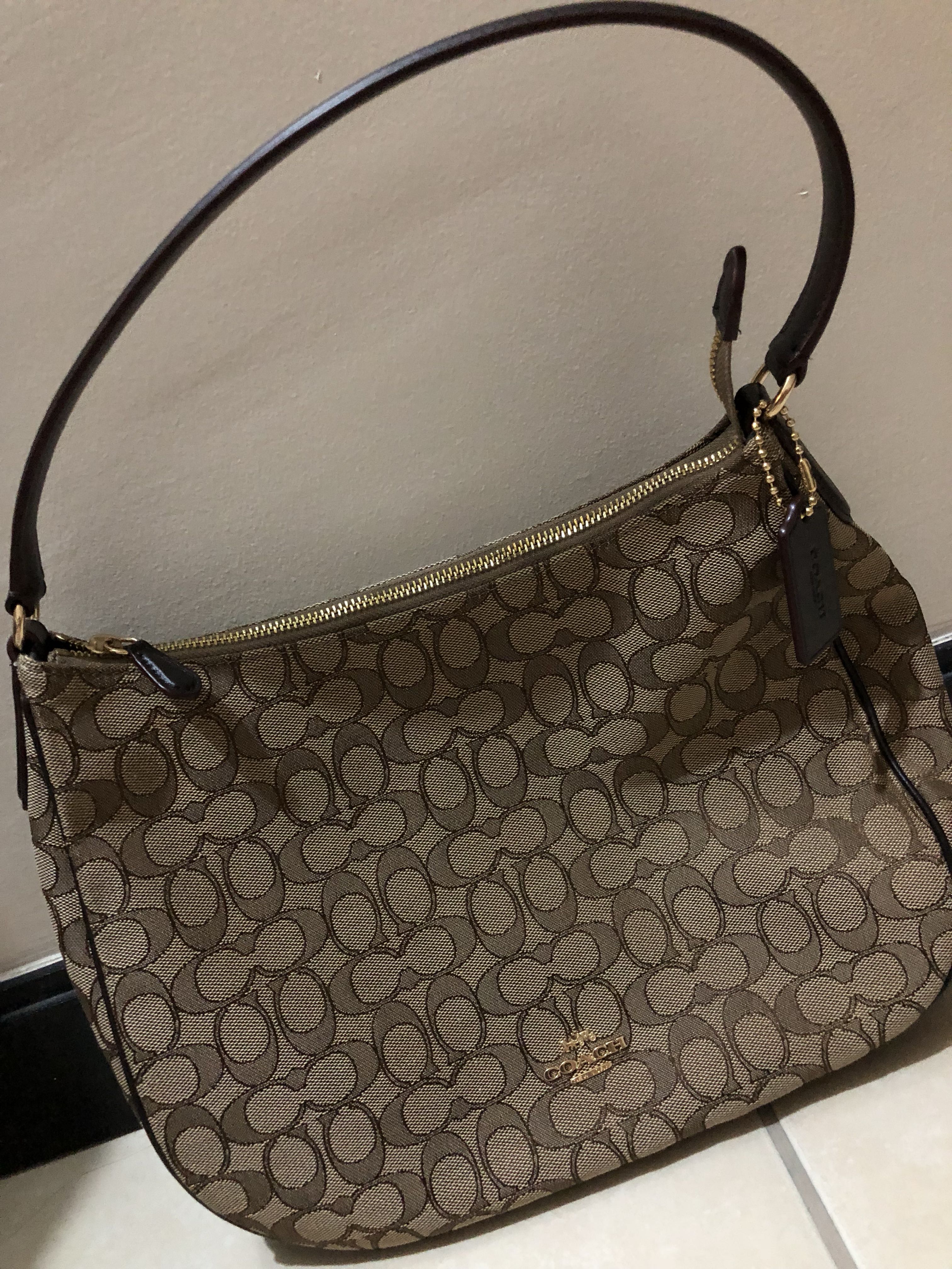 Coach fabric hobo, Luxury, Bags 
