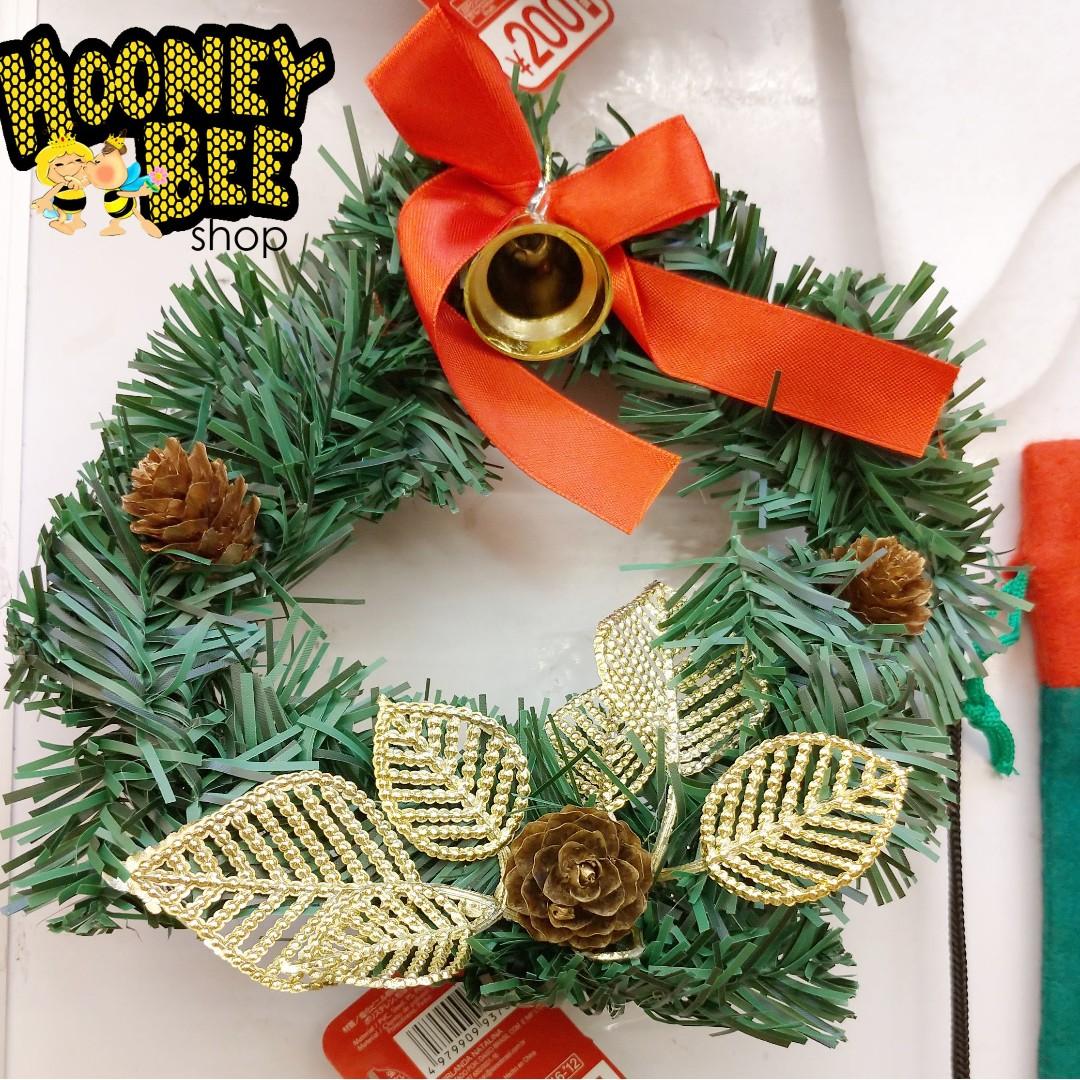 Daiso Japan Dekorasi Natal Hiasan Pintu Natal Christmast Perabotan Rumah Di Carousell