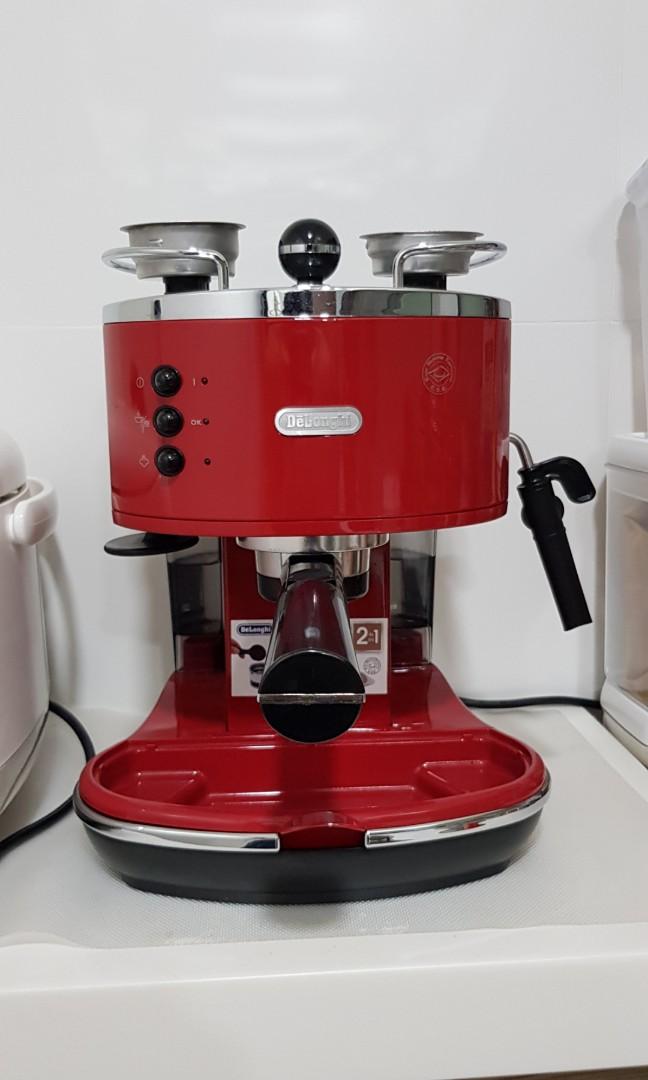 Delonghi Icona Vintage Red Home Appliances Kitchenware On Carousell