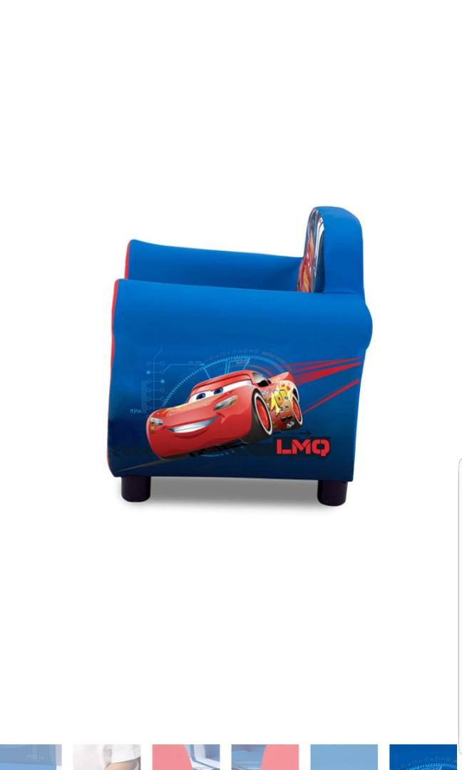 Disney Pixar Cars Delta Children Upholstered Sofa Chair Furniture