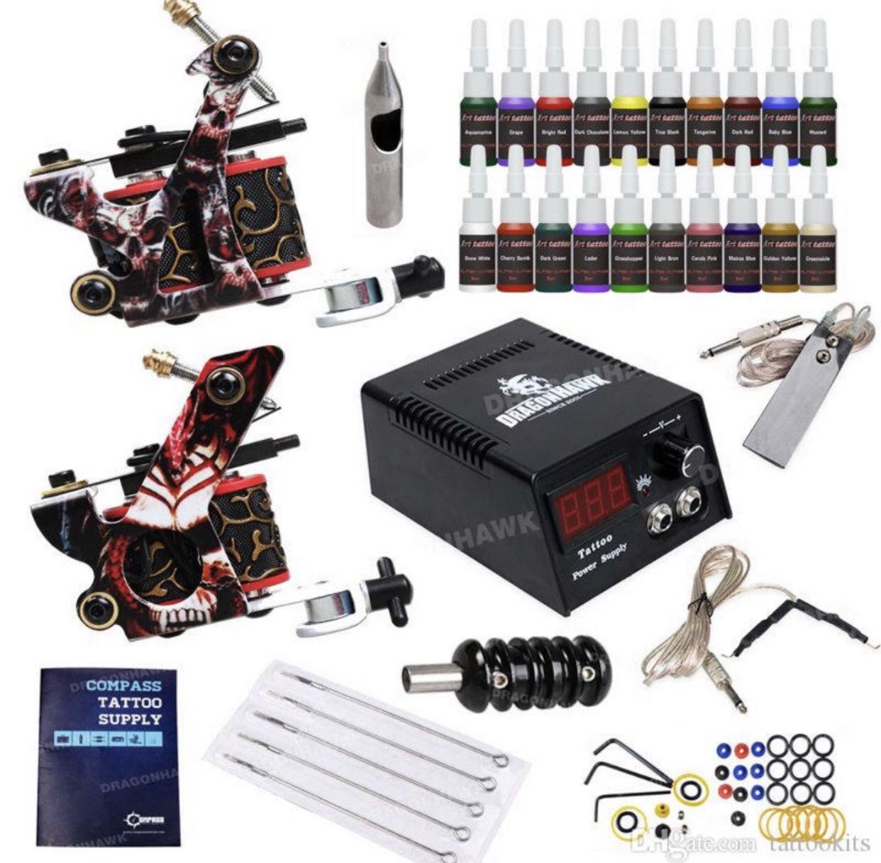 Dragonhawk Tattoo Set Kit Tattoo Supply Everything Else On Carousell