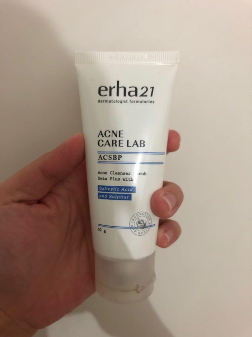 erha facial wash acne