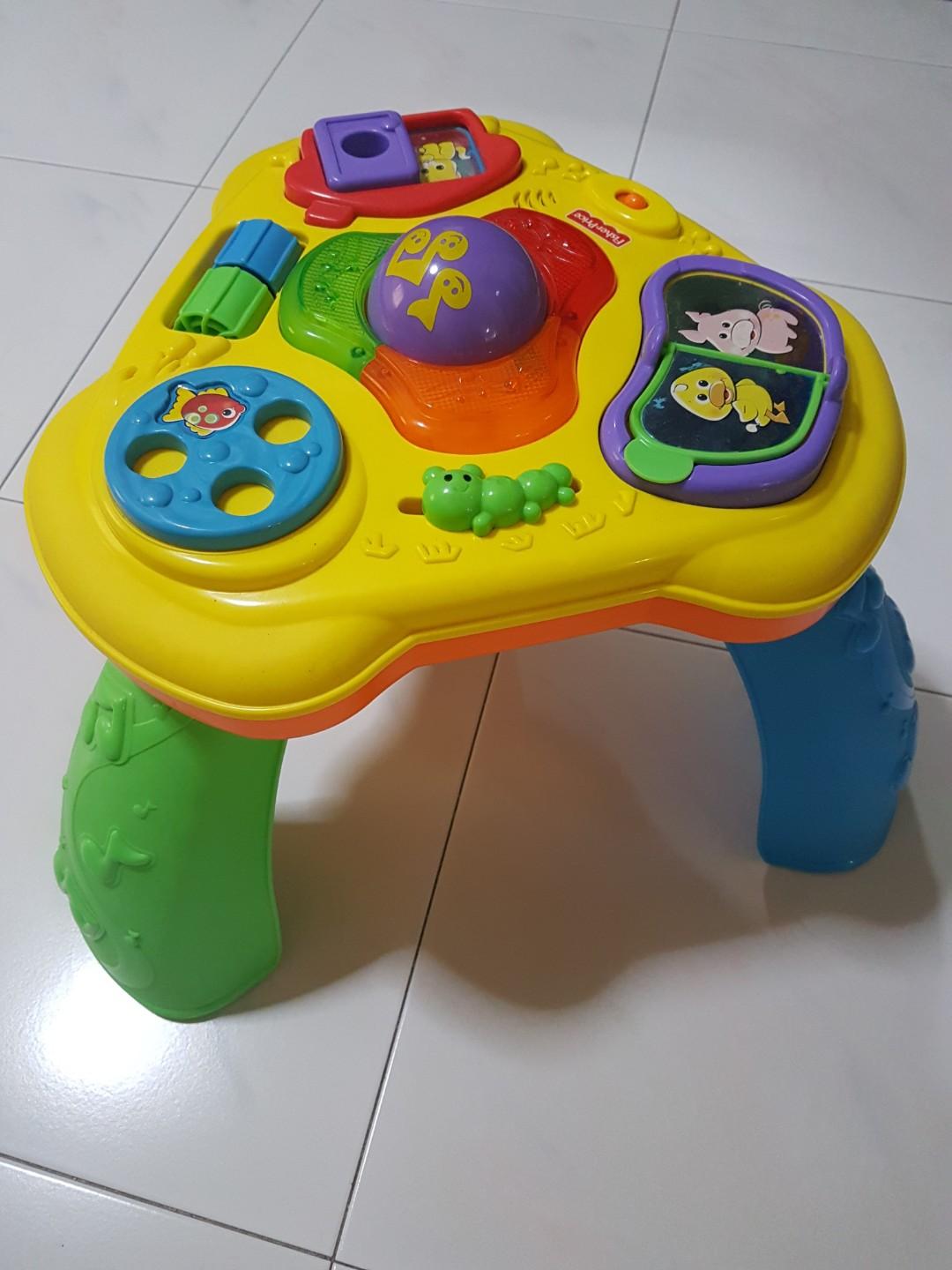 little senses light and sound activity table