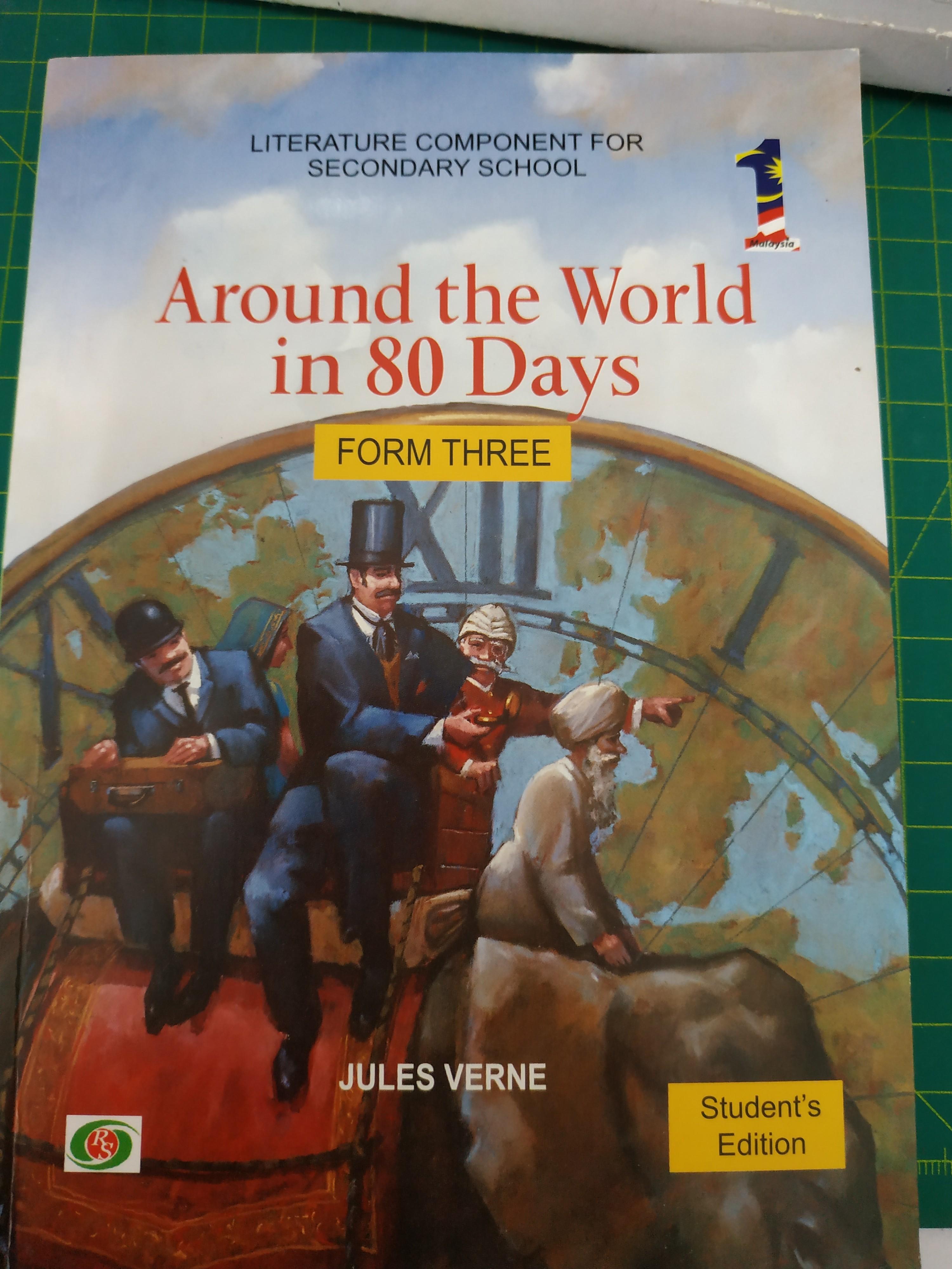 Form 3 Literature Component Around The World In 80 Days Books Stationery Books On Carousell