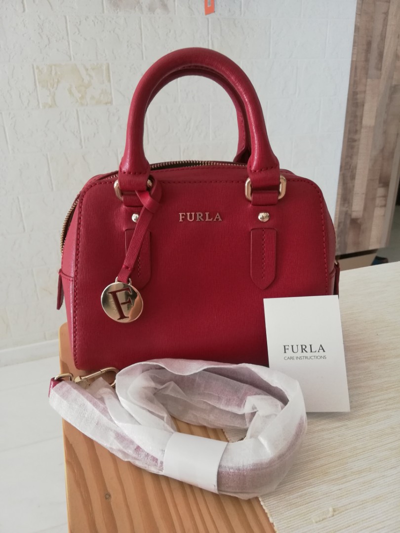 Furla | Bags | Vintage Furla Pink Shoulder Purse Bag Made In Italy |  Poshmark
