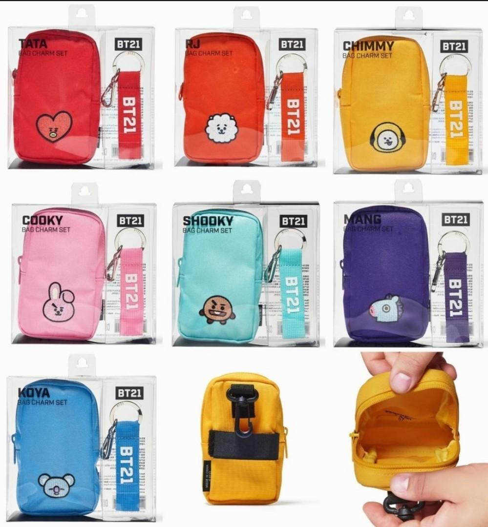 GO HTB OFFICIAL BT21 BTS Bag Charm Set