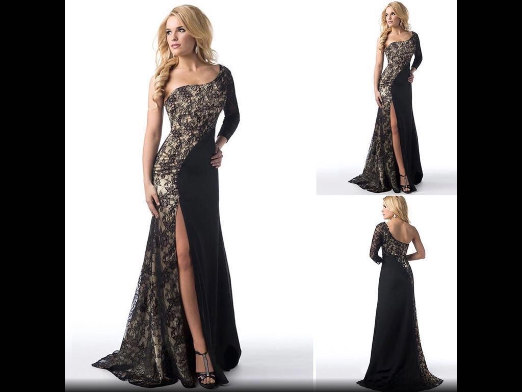 Fashionable evening gowns clearance